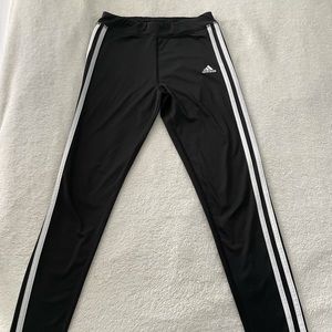 Girls black addidas pants